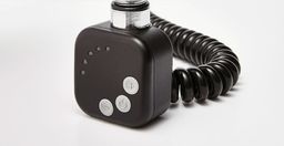 PMH Theia T2BL+PMH-HT2-B-300W Elektrický radiátor 50x154, čierna textúra, vykurovacia tyč HT2 pravá - galéria #3
