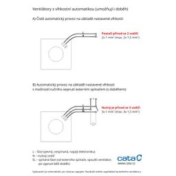Cata X-MART 10 H INOX Axiálny ventilátor s automatickou reguláciou vlhkosti, nerezová oceľ - galéria #6