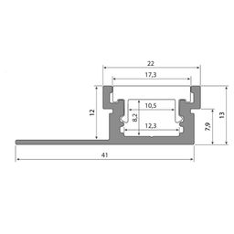 McLED LPK80W Sada osvetlenia do niky - profil, LED, zdroj, dĺžka 80 cm - galéria #8