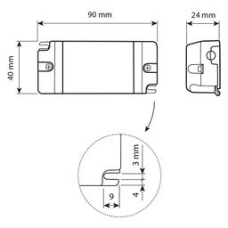 McLED LPK100WWWIFI Sada osvetlenia do niky - profil, LED, prijímač WIFI, zdroj, dĺžka 100 cm - galéria #7