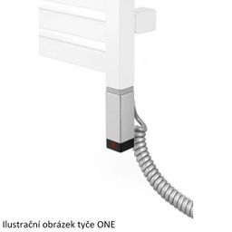 House Level Zet HLZE1090050MCELO Elektrický radiátor 109,6x50 cm, tyč JEDNA ľavá, čierna metalíza - galéria #2