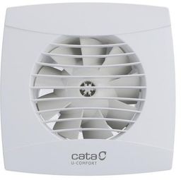 Cata UC 10 HYGRO Axiálny ventilátor s automatickou reguláciou vlhkosti, biely - galéria #1