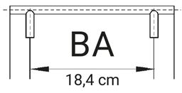EBS Landhaus Kovová úchytka na skriňu 33,2 cm, nerezová oceľ, LAND370-30 - galéria #1
