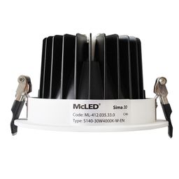 McLED Sima 30 ML-412.035.33.0 LED vstavané svietidlo 14 cm, biela - galéria #3