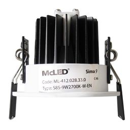 McLED Sima 9 ML-412.028.33.0 LED vstavané svietidlo 8,5 cm, biela - galéria #3