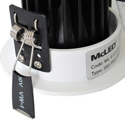 McLED Sima 9 ML-412.028.33.0 LED vstavané svietidlo 8,5 cm, biela - galéria #5