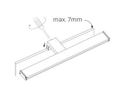 Panlux Arven PN12100003 Kúpeľňové LED osvetlenie 60 cm, strieborná - galéria #6