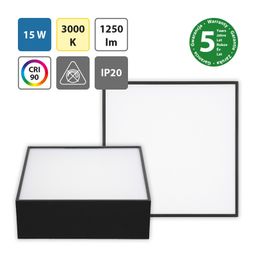 McLED Mold S15 ML-416.064.33.1 Nástenné, stropné LED svietidlo 17,5 cm, čierna - galéria #2