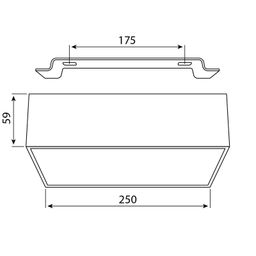 McLED Mold S25 ML-416.067.33.1 Nástenné, stropné LED svietidlo 25 cm, čierna - galéria #7