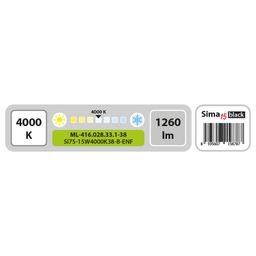 McLED Sima 15 ML-416.028.33.1-38 Stropné LED svietidlo 7,5 cm, čierna - galéria #8