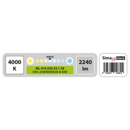 McLED Sima 25 ML-416.030.33.1-38 Stropné LED svietidlo 9,5 cm, čierna - galéria #9