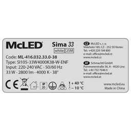 McLED Sima 33 ML-416.032.33.0-38 Stropné LED svietidlo10,5 cm, biela - galéria #9