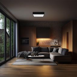 McLED Mold S25 ML-416.067.33.1-DA Nástenné, stropné LED svietidlo stmievateľné  25 cm, čierna - galéria #1