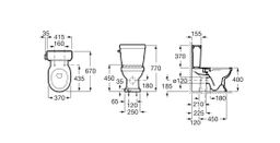 WC misa Roca Carmen Rimless, A3420A7000 - galéria #1