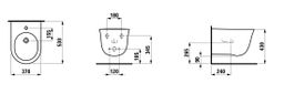 Laufen Nový klasický závesný bidet H8308510003021 - galéria #1