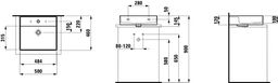 Laufen Umývadlo Kartells 50 cm, biele - LCC H8163324001041 - galéria #2