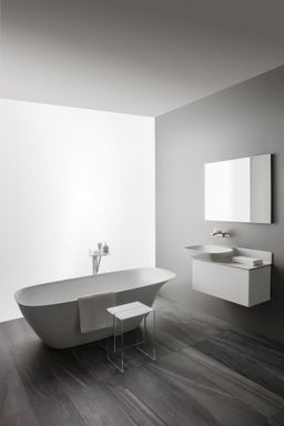 Laufen Ino Umývadlo 90 cm s poličkou vpravo, biele matné H8133027571041 - galéria #2