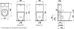 Laufen WC kombi misa Kartell, biela matná H8243377570001 - galéria #2