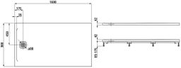 Laufen Pro Sprchová vanička 160x90 cm antracit H2139590780001 - galéria #1