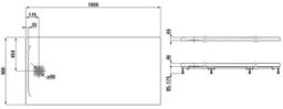 Laufen Pro Sprchová vanička 180x90 cm antracit H2159590780001 - galéria #1