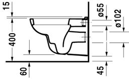 Duravit D-Code WC závěsné s hlubokým splachováním 25350900002 - galéria #2