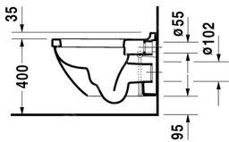Duravit Starck 3 závesné WC 2225090000 - galéria #2