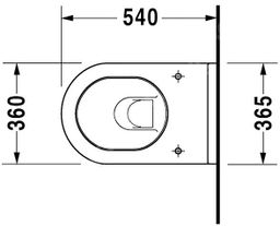 Duravit Starck 3 závesné WC 2225090000 - galéria #3