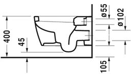 Duravit ME by Starck WC Rimless  2528090000 - galéria #3