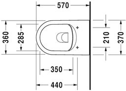 Duravit ME by STARCK WC Rimless 2529090000 - galéria #1