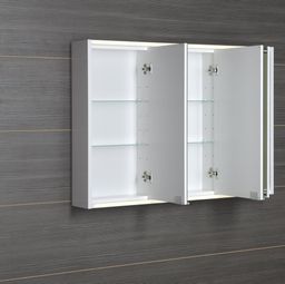 Sapho Batu Galéria 100x71x16 cm s LED osvetlením, biela 1141130 - galéria #7
