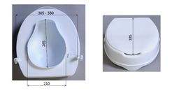 Záchodová doska Ridder zvýšené 10 cm, biele A0071001 - galéria #4