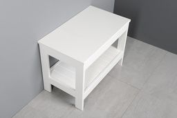 Aqualine Etide Nízka polica 61x45x36 cm, biely mat ET061 - galéria #2