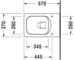 Duravit Vero Air WC Rimless 570x360mm 2525090000 - galéria #1