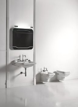 Kerasan Waldorf WC 37x55 cm, biela 411501 - galéria #1