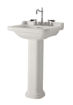 Kerasan Waldorf Keramické umývadlo 60x55 cm, biele 4140K1 - galéria #2