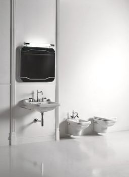 Kerasan Waldorf Keramické umývadlo 60x55 cm, biele 4140K1 - galéria #3