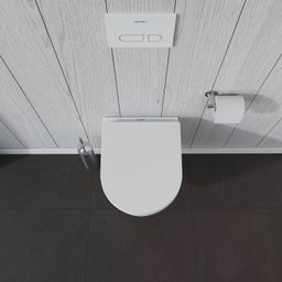 Duravit ME by Starck Závesné WC, Rimless, biele 2530090000 - galéria #8