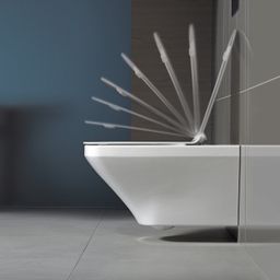 Duravit DuraStyle Závesné WC so sedátkom, biele 45520900A1 - galéria #2