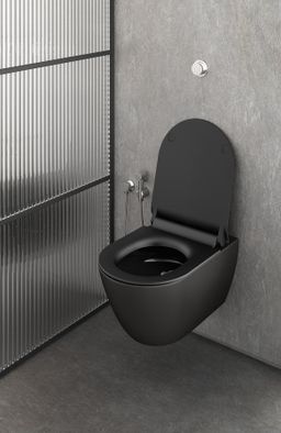 GSI Pura WC 55x36 cm, čierna 881526 - galéria #3
