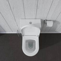 Duravit ME by Starck WC kombi misa, biela 2170090000 - galéria #4