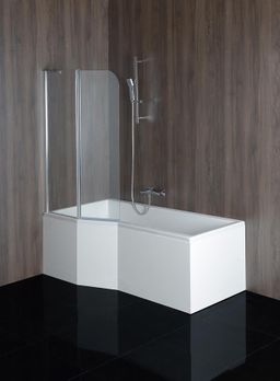 Polysan Versys Asymetrická vaňa 160x84x70x47 cm, ľavá - biela 14611 - galéria #4
