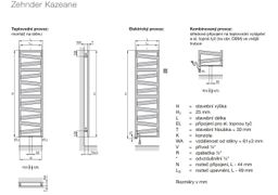 Zehnder Kazeane RK-160-050  Radiátor kombinovaný, 50x156,7cm, biely - galéria #3