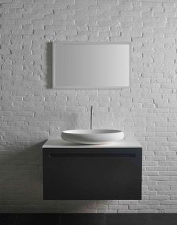 Umývadlo Sapho Thin Countertop, 60x40x11,2 cm, biele matné WN213 - galéria #3