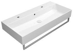Gsi Kube X Umývadlo 100 x 47 cm s dvoma otvormi, biele 9423211 - galéria #6