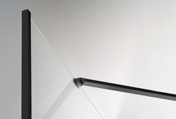 Polysan Zoom Black Boční pevná stěna 90 x 200 cm, černá mat/čirá ZL3290B - galéria #2