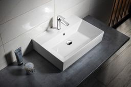 Aqualine Sistema Keramické umývadlo 60x42 cm, biele 10SF50060 - galéria #3