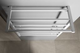 Aqualine Elzor EB500 Elektrický sušiak uterákov 50 x 47 cm, biela matná - galéria #3
