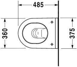 Duravit Starck 3 Závesné WC, WonderGliss, biele 22270900001 - galéria #2