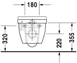 Duravit Starck 3 Závesné WC, WonderGliss, biele 22270900001 - galéria #4