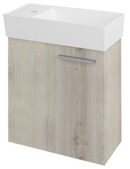 Sapho Maxx Umývadlo s krytom 47,5x11x24 cm ľavé, biele MX475 - galéria #3